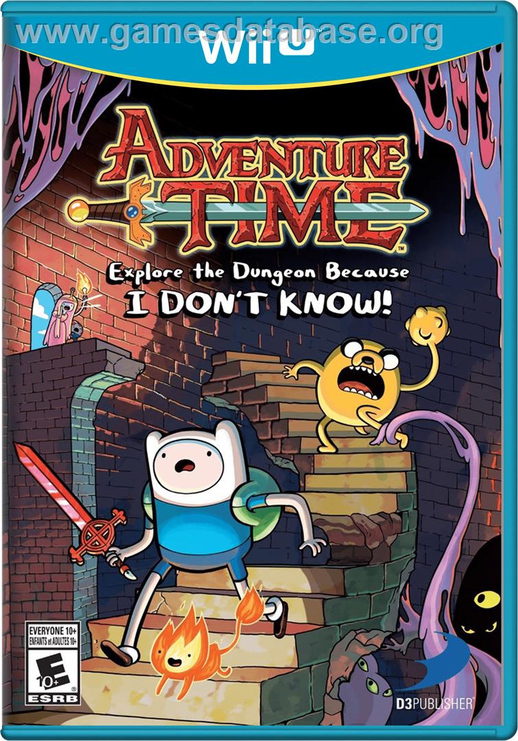 Adventure Time - Explore the Dungeon Because I Don't Know! - Nintendo Wii U - Artwork - Box