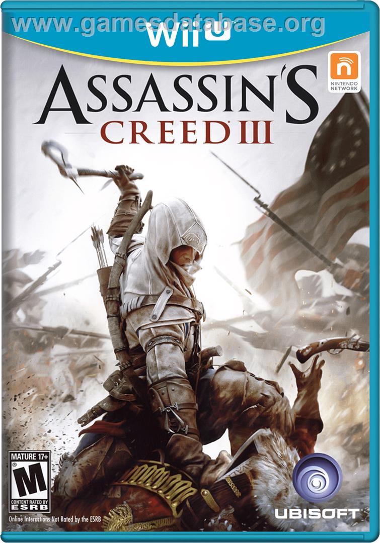 Assassin's Creed III - Nintendo Wii U - Artwork - Box