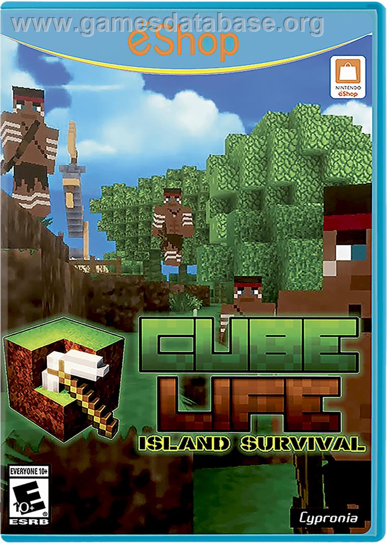 Cube Life - Island Survival - Nintendo Wii U - Artwork - Box