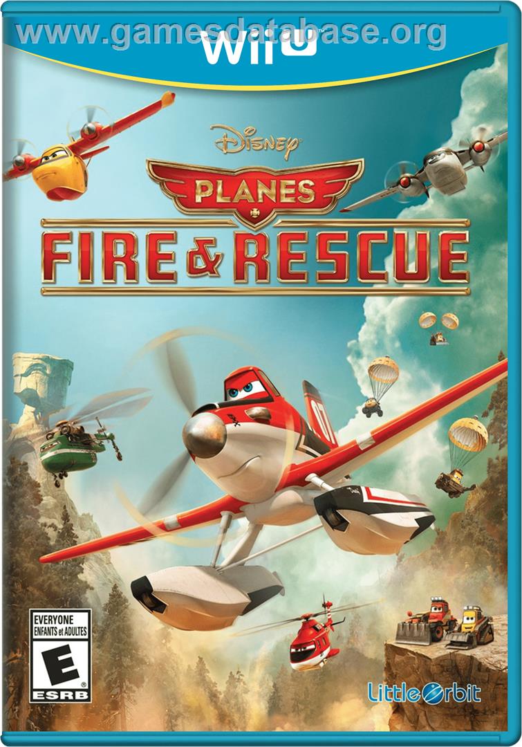Disney Planes - Fire & Rescue - Nintendo Wii U - Artwork - Box