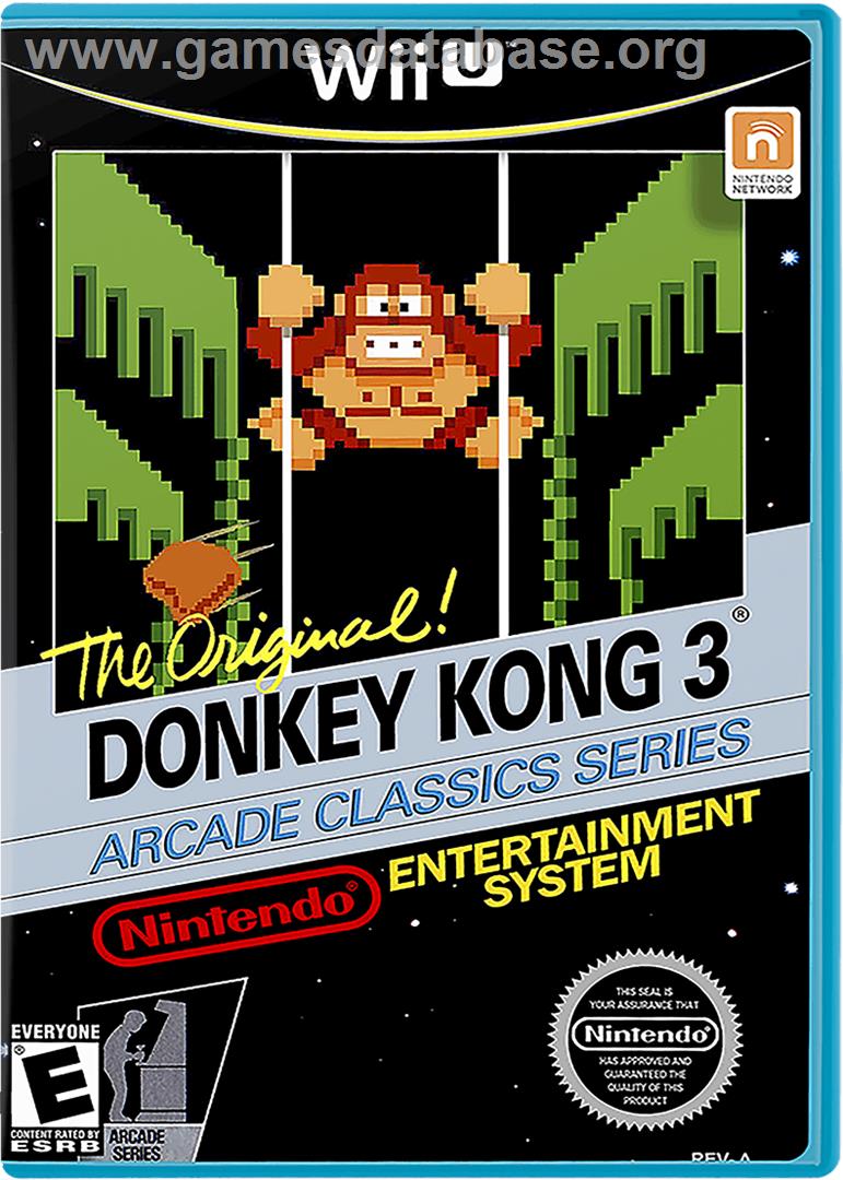 Donkey Kong 3 - Nintendo Wii U - Artwork - Box