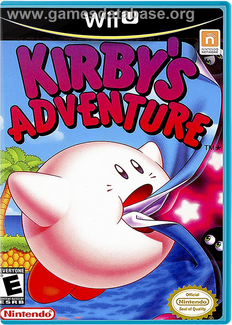 Kirby's Adventure - Nintendo Wii U - Artwork - Box