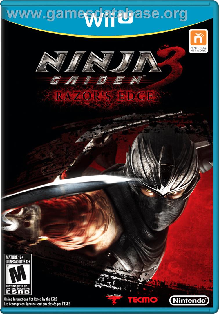 Ninja Gaiden 3 - Razor's Edge - Nintendo Wii U - Artwork - Box