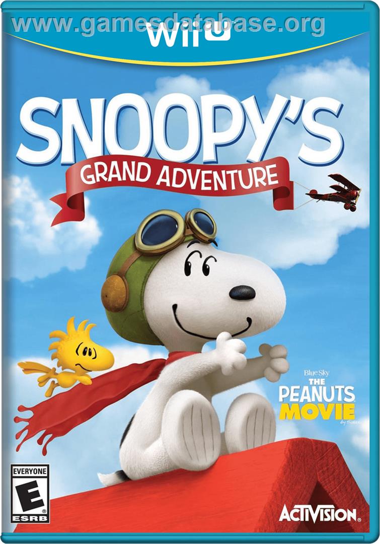 Peanuts Movie - Snoopy's Grand Adventure, The - Nintendo Wii U - Artwork - Box