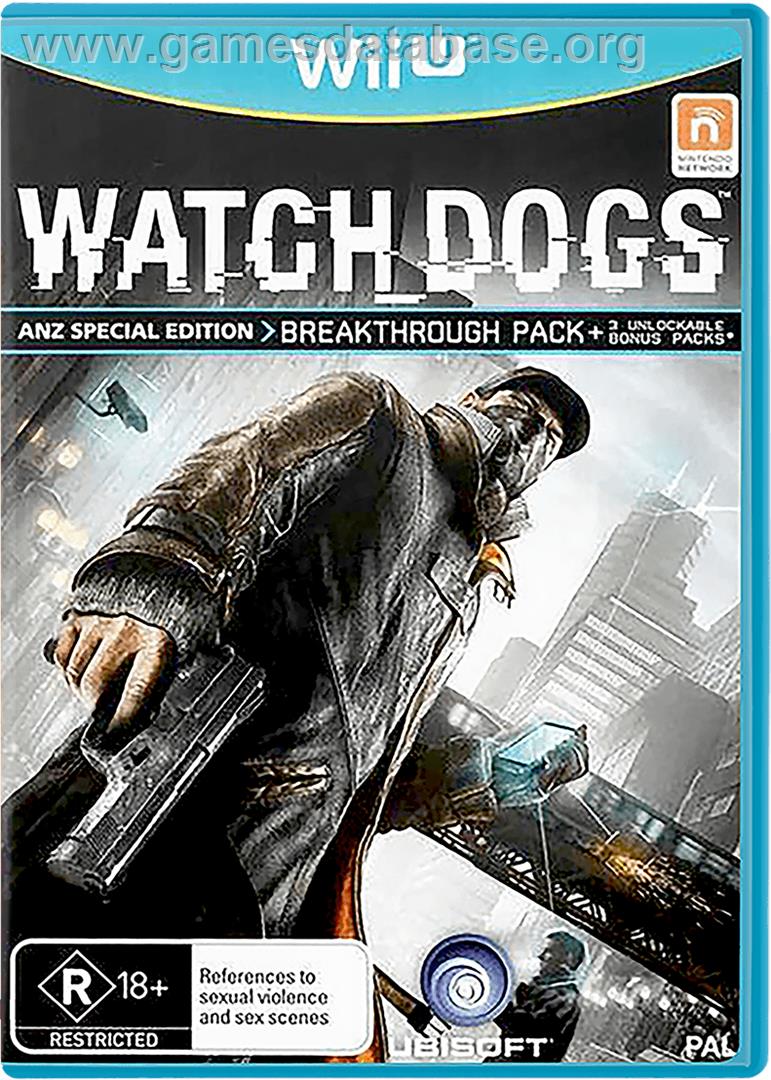Watch Dogs - Nintendo Wii U - Artwork - Box