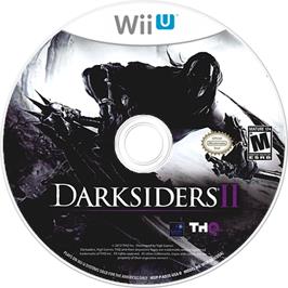 Artwork on the Disc for Darksiders 2 on the Nintendo Wii U.