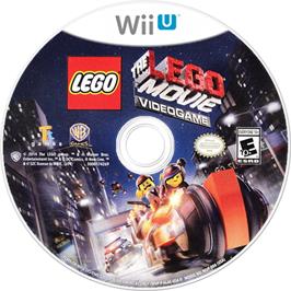 Artwork on the Disc for LEGO Movie Videogame, The on the Nintendo Wii U.
