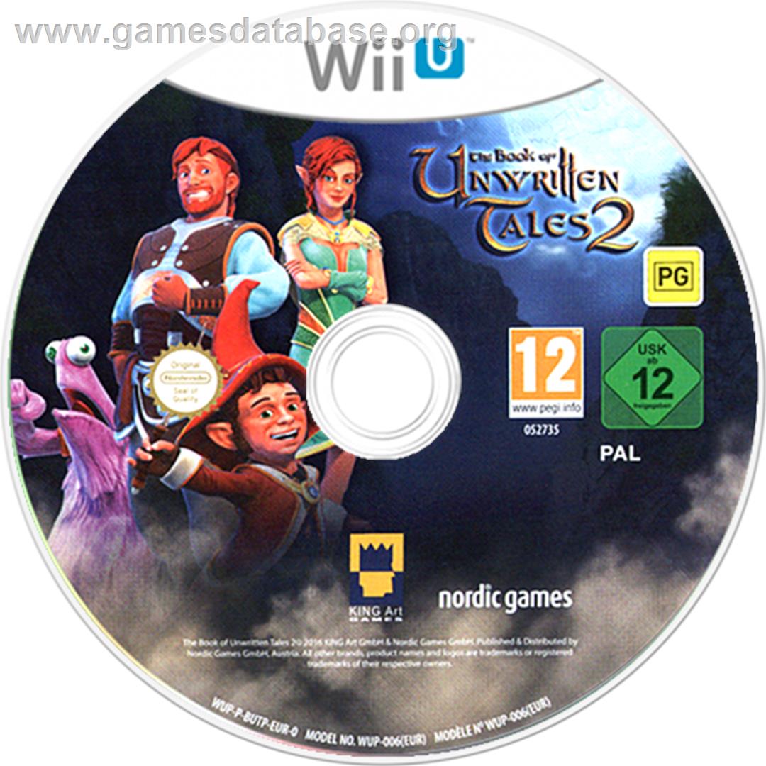 Book of Unwritten Tales 2, The - Nintendo Wii U - Artwork - Disc