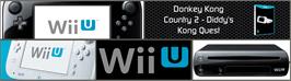 Arcade Cabinet Marquee for Donkey Kong Country 2 - Diddy's Kong Quest.