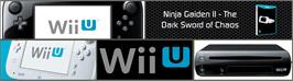 Arcade Cabinet Marquee for Ninja Gaiden 2 - The Dark Sword of Chaos.