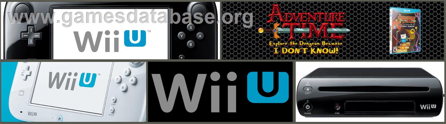 Adventure Time - Explore the Dungeon Because I Don't Know! - Nintendo Wii U - Artwork - Marquee