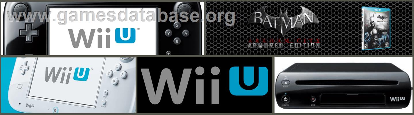 Batman - Arkham City - Armored Edition - Nintendo Wii U - Artwork - Marquee