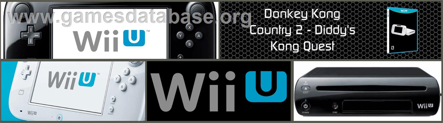 Donkey Kong Country 2 - Diddy's Kong Quest - Nintendo Wii U - Artwork - Marquee