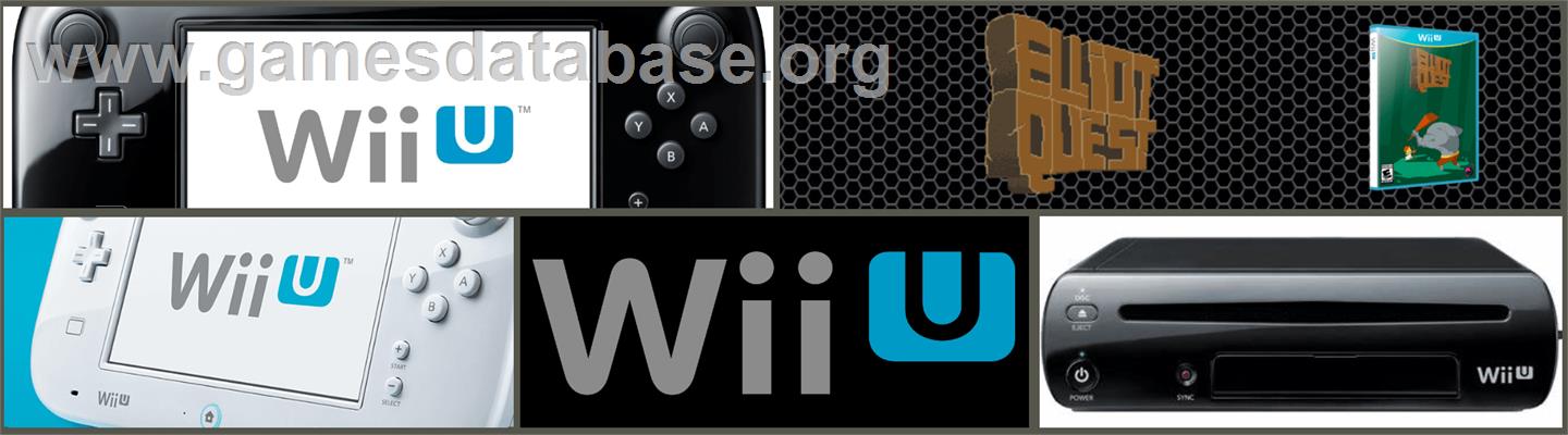 Elliot Quest - Nintendo Wii U - Artwork - Marquee