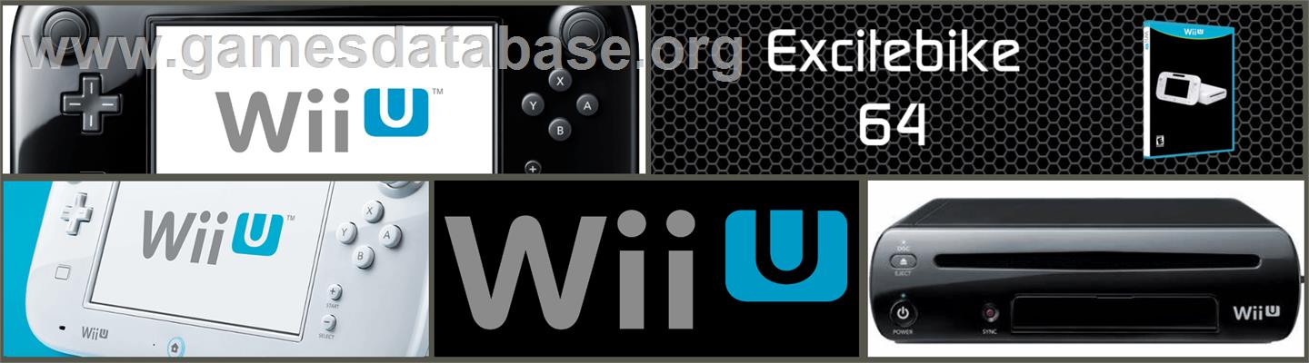 Excitebike 64 - Nintendo Wii U - Artwork - Marquee