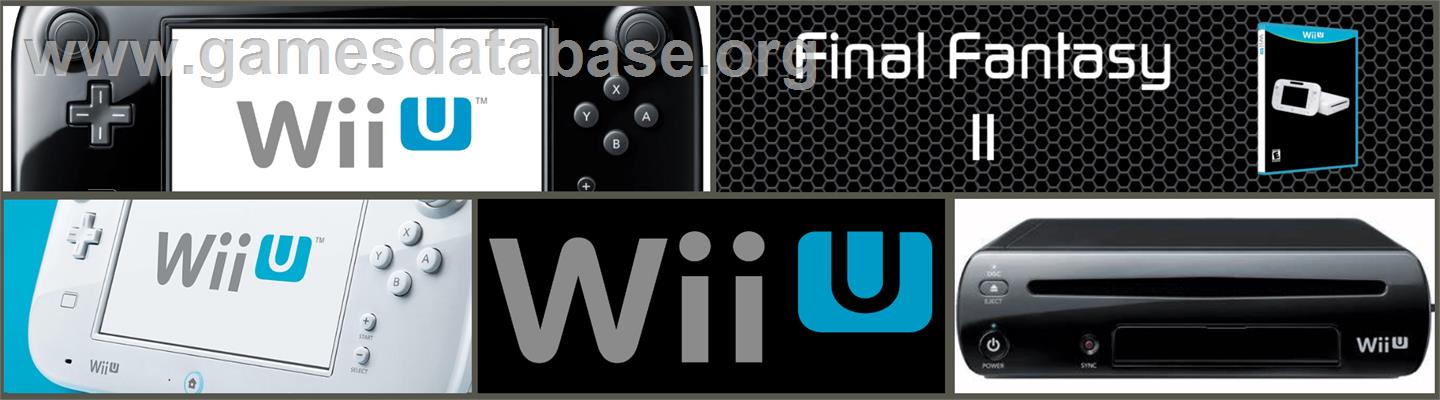 Final Fantasy 2 - Nintendo Wii U - Artwork - Marquee