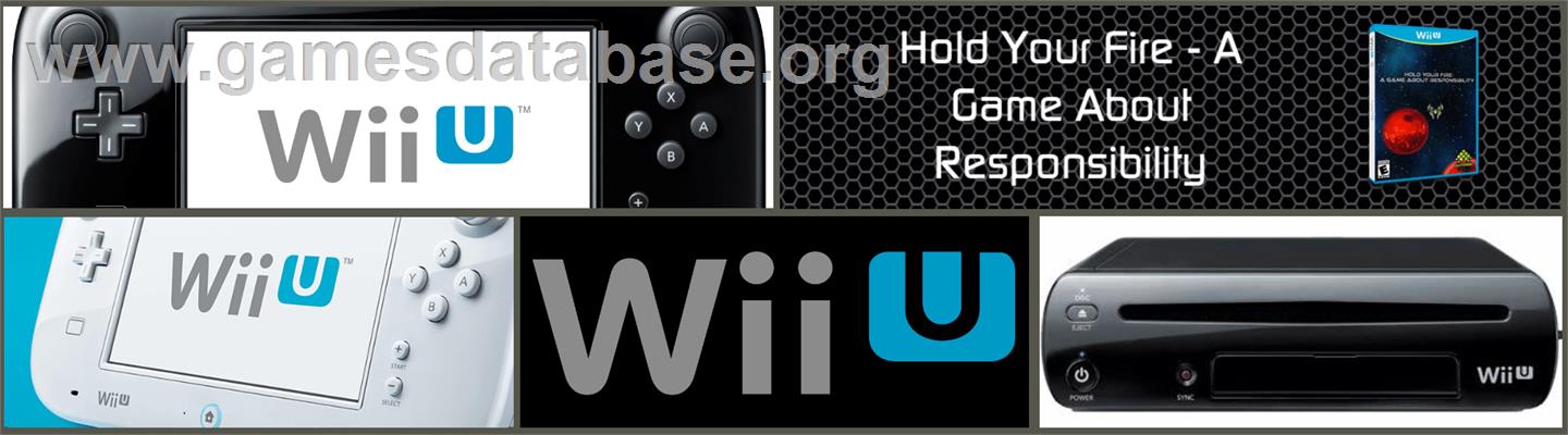 Hold Your Fire - A Game About Responsibility - Nintendo Wii U - Artwork - Marquee