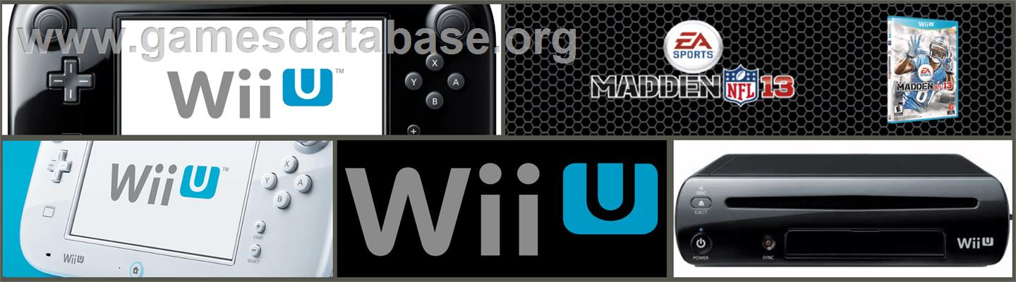 Madden NFL 13 - Nintendo Wii U - Artwork - Marquee