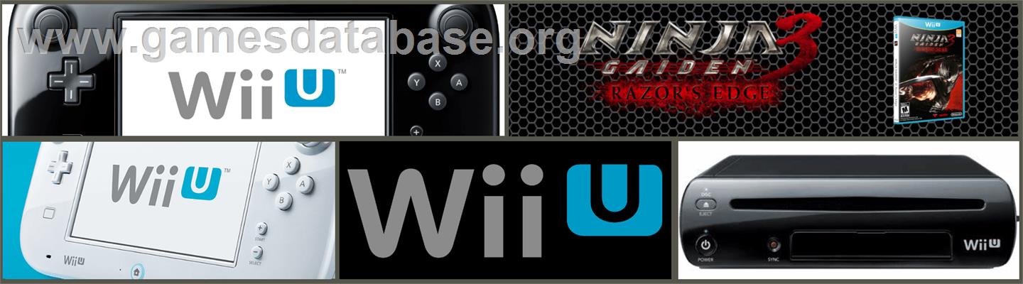 Ninja Gaiden 3 - Razor's Edge - Nintendo Wii U - Artwork - Marquee