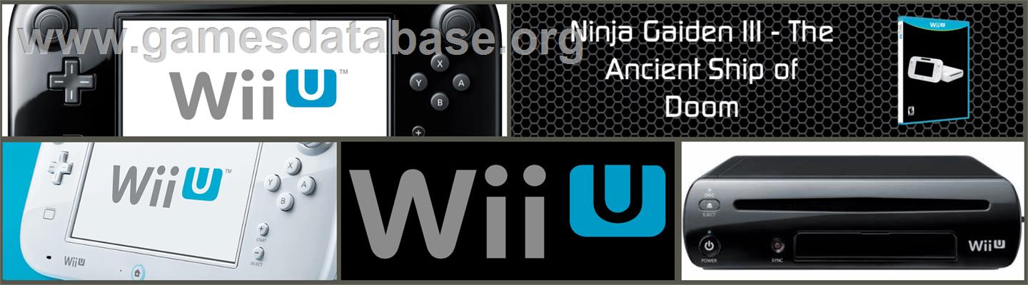 Ninja Gaiden 3 - The Ancient Ship of Doom - Nintendo Wii U - Artwork - Marquee
