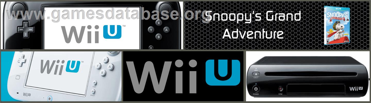 Peanuts Movie - Snoopy's Grand Adventure, The - Nintendo Wii U - Artwork - Marquee