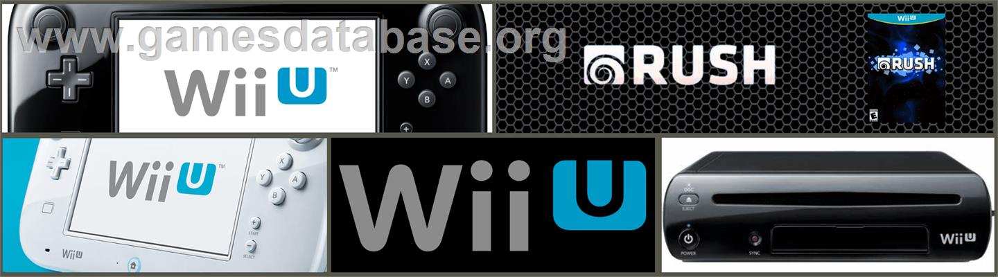 RUSH - Nintendo Wii U - Artwork - Marquee