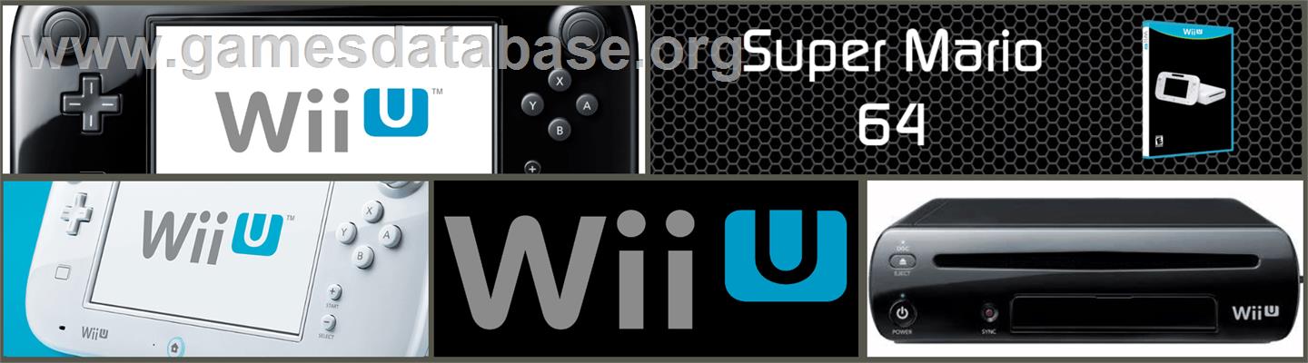 Super Mario 64 - Nintendo Wii U - Artwork - Marquee