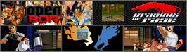 Arcade Cabinet Marquee for Dragons Of Rage.