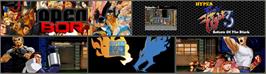 Arcade Cabinet Marquee for Hyper Final Fight 3 - Return of the Black.