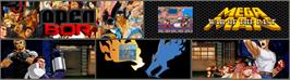 Arcade Cabinet Marquee for MegaMan - War of the Past.