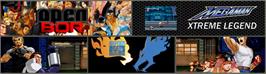 Arcade Cabinet Marquee for MegaMan - Xtreme Legend.