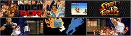 Arcade Cabinet Marquee for Street Fighter - Beats of Rage Remix II.