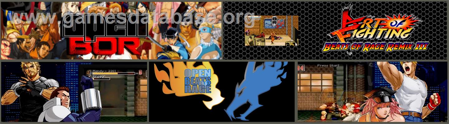 Art of Fighting - Beats of Rage Remix III - OpenBOR - Artwork - Marquee
