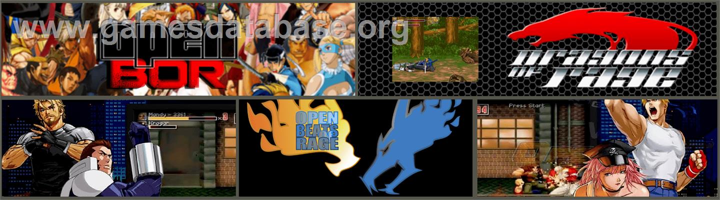Dragons Of Rage - OpenBOR - Artwork - Marquee