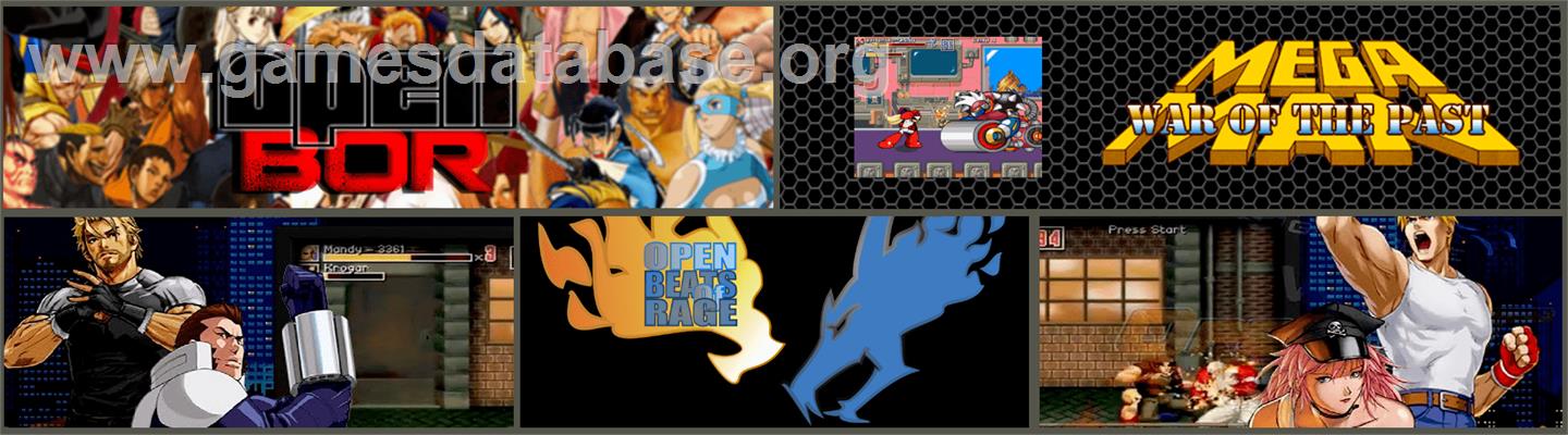 MegaMan - War of the Past - OpenBOR - Artwork - Marquee
