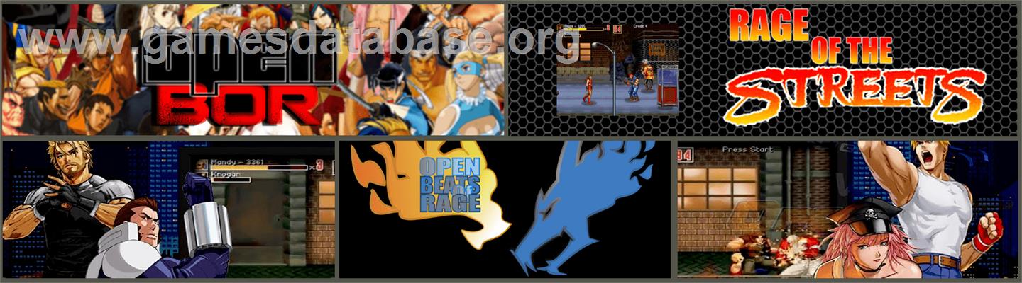 Rage of the Streets - OpenBOR - Artwork - Marquee