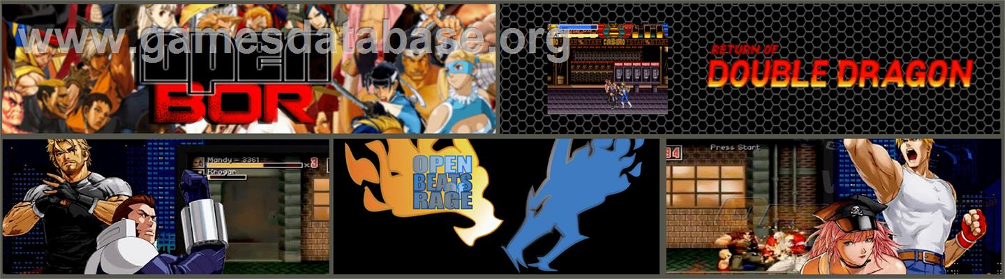 Return of the Double Dragon - OpenBOR - Artwork - Marquee