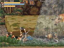 In game image of Golden Axe Curse of Death Adder 3.0 on the OpenBOR.