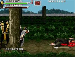 In game image of Mortal Kombat Outworld Assassins on the OpenBOR.