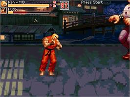 In game image of Street Fighter Victory on the OpenBOR.