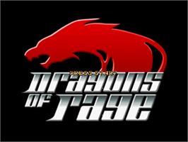 Title screen of Dragons Of Rage on the OpenBOR.