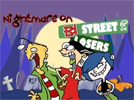 Title screen of Ed Edd n Eddy - Nightmare on Ed Street on the OpenBOR.