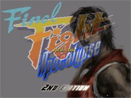 Title screen of Final Fight Apocalypse - 2nd Edition on the OpenBOR.