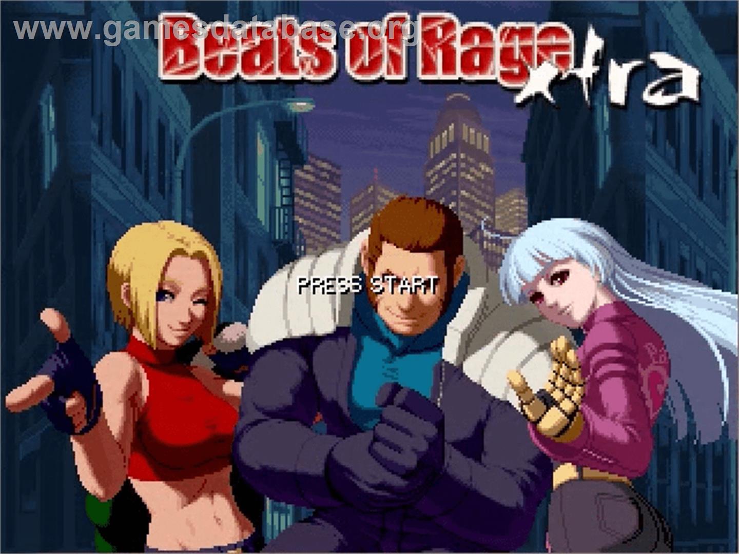 Beats Of Rage Xtra - OpenBOR - Artwork - Title Screen