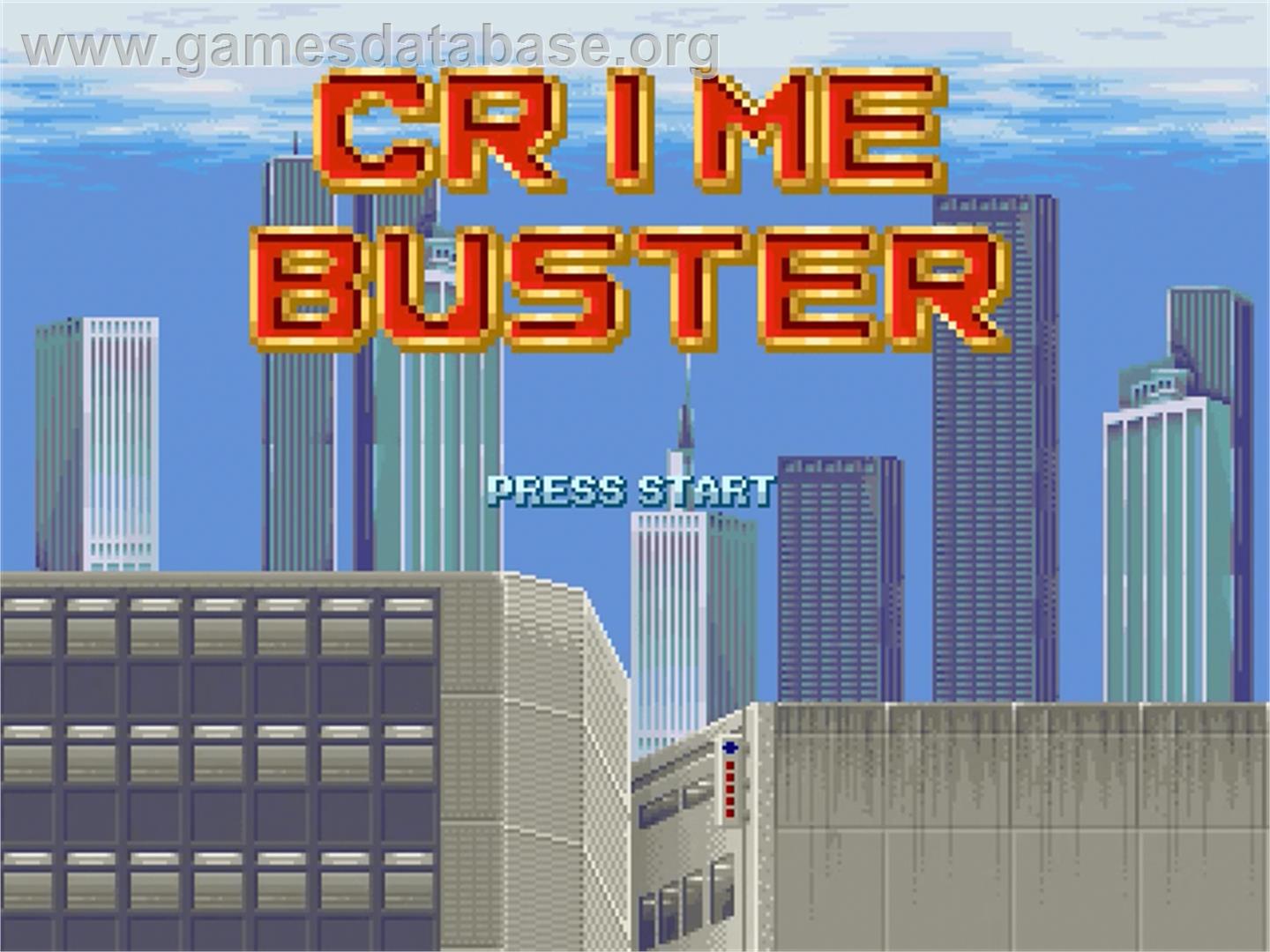Crime Buster - OpenBOR - Artwork - Title Screen