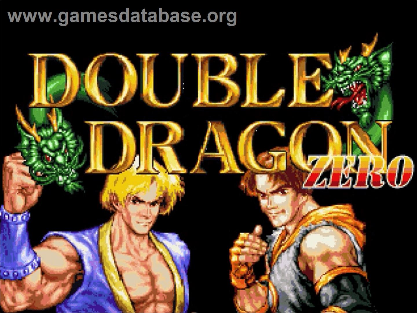 Double Dragon Zero - OpenBOR - Artwork - Title Screen