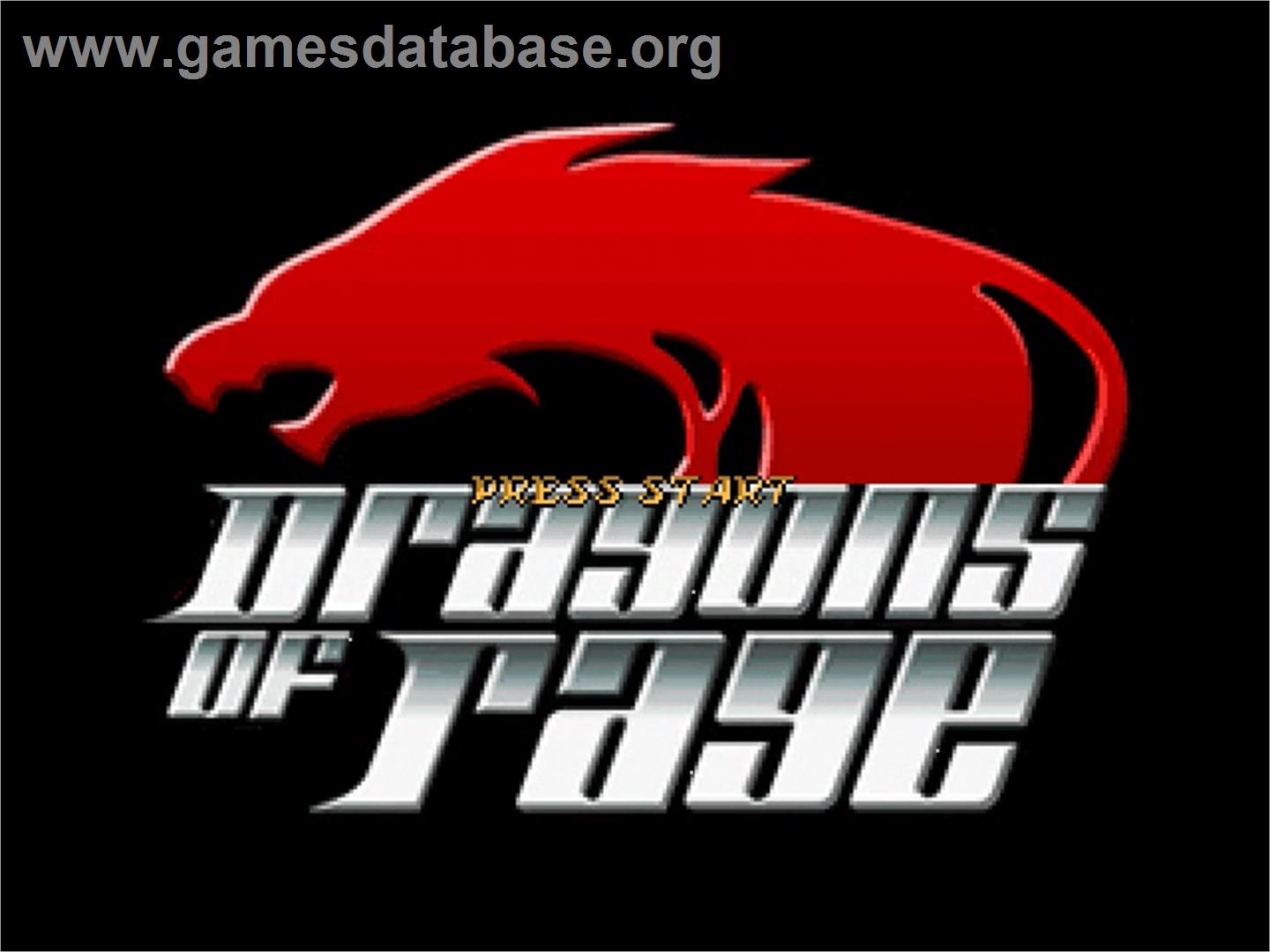 Dragons Of Rage - OpenBOR - Artwork - Title Screen