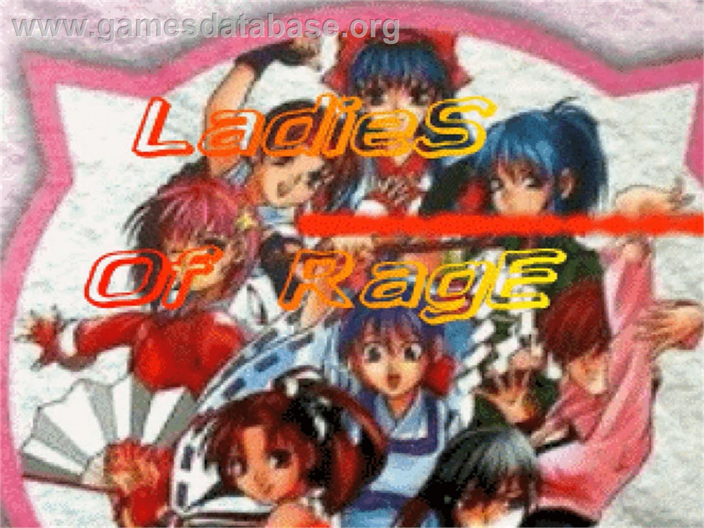 Ladies of Rage - OpenBOR - Artwork - Title Screen