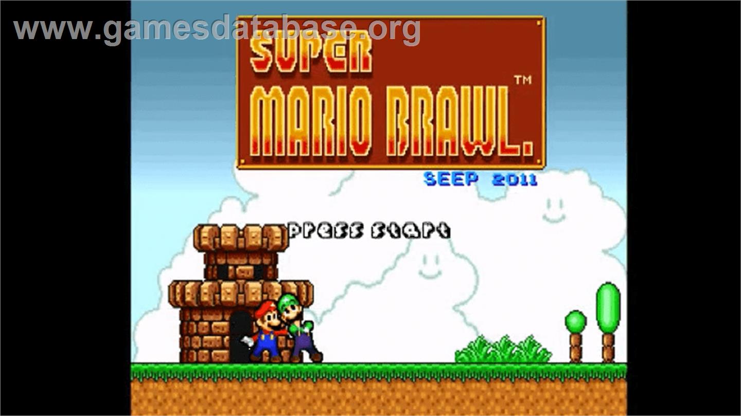 Super Mario Brawl - OpenBOR - Artwork - Title Screen
