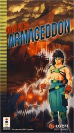 Box cover for Armageddon on the Panasonic 3DO.